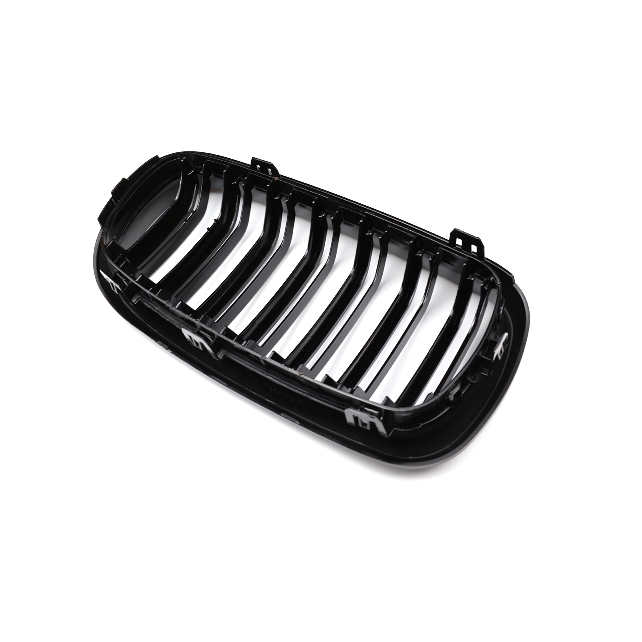 Griglia per radiatore adatta per BMW F15 X5 35i 35iX 35dX 40eX 50iX (xDrive) (2014-2018) F16 X6 35i 35iX 50iX (2015-2019), X5M X6M (2015-2019), nero lucido Radiatore anteriore Griglia