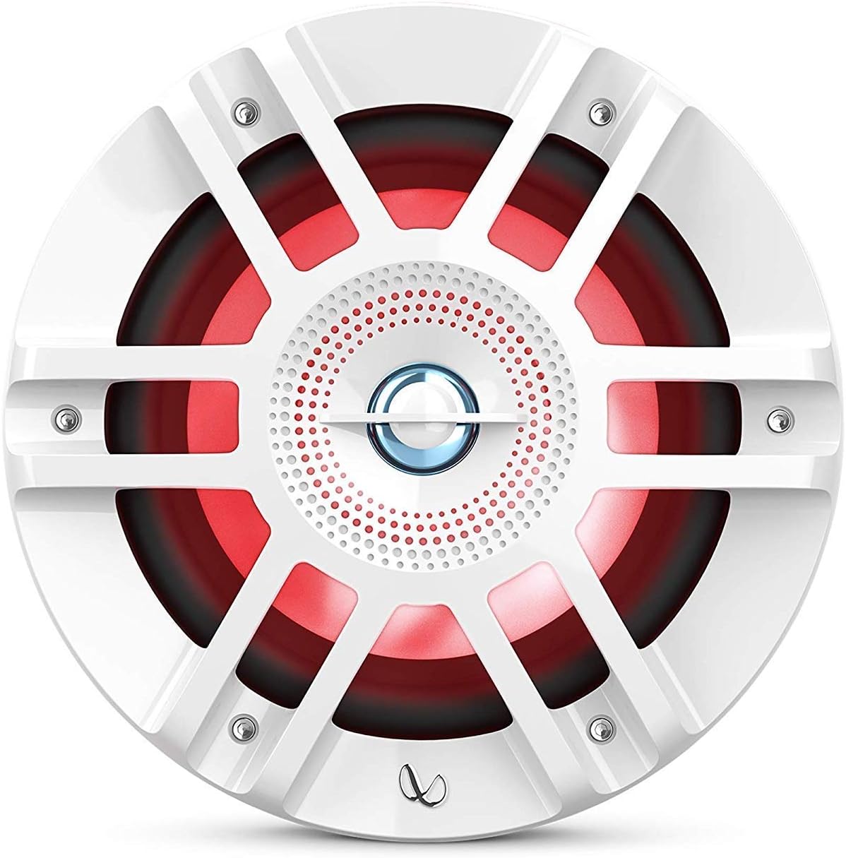 Infinity KAPPA6120MAM - Kappa Marine KAPPA6120M White 6.5-Inch Premium 2-Way RGB LED Coaxial Speakers