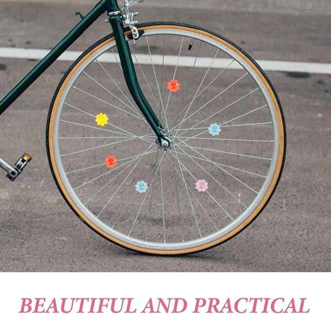 BESPORTBLE 50 piezas cuentas decorativas para radios de bicicleta miniatura 6