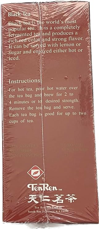 TenRen Black Tea (50 teabags individually sealed)