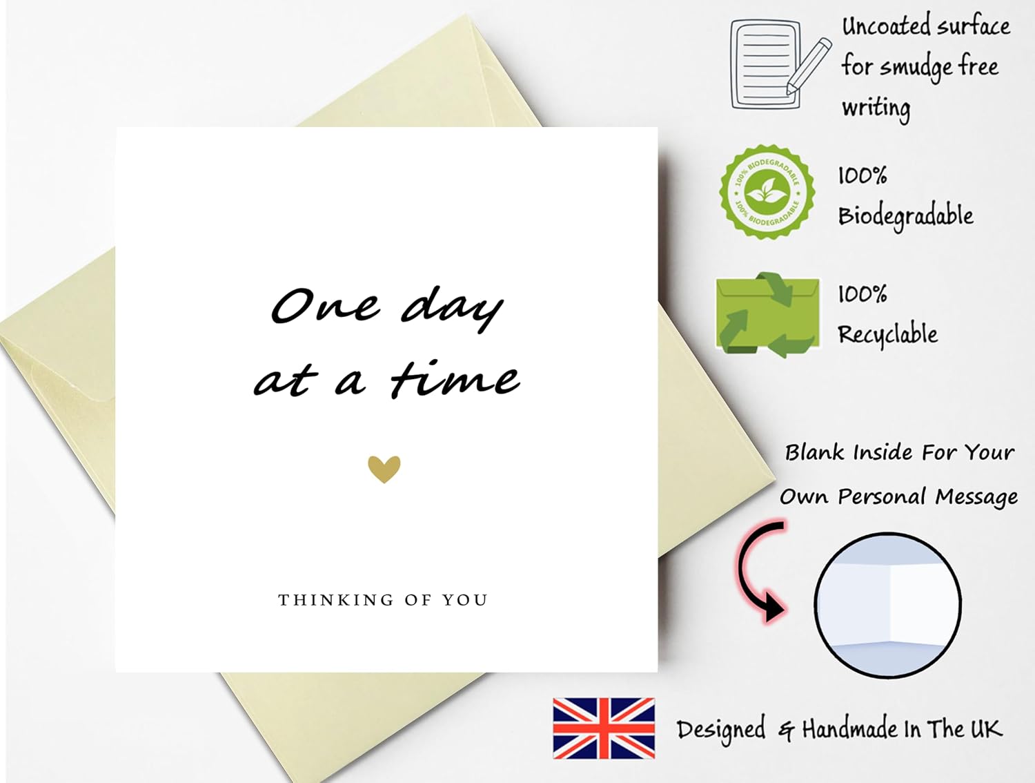 Printperfect - Sympathy cards, loss card, Thinking of you, with sympathy, sorry for your l - Analyse des détails et conception