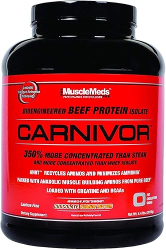 Vista 11 de MuscleMeds Carnivor Aislado de Proteína de Res, 0 Lactosa, 0 Azúcar, 0 Grasa, 0 Colesterol, Cereal de Tostada de Canela, 4 Lb, 56 Porciones