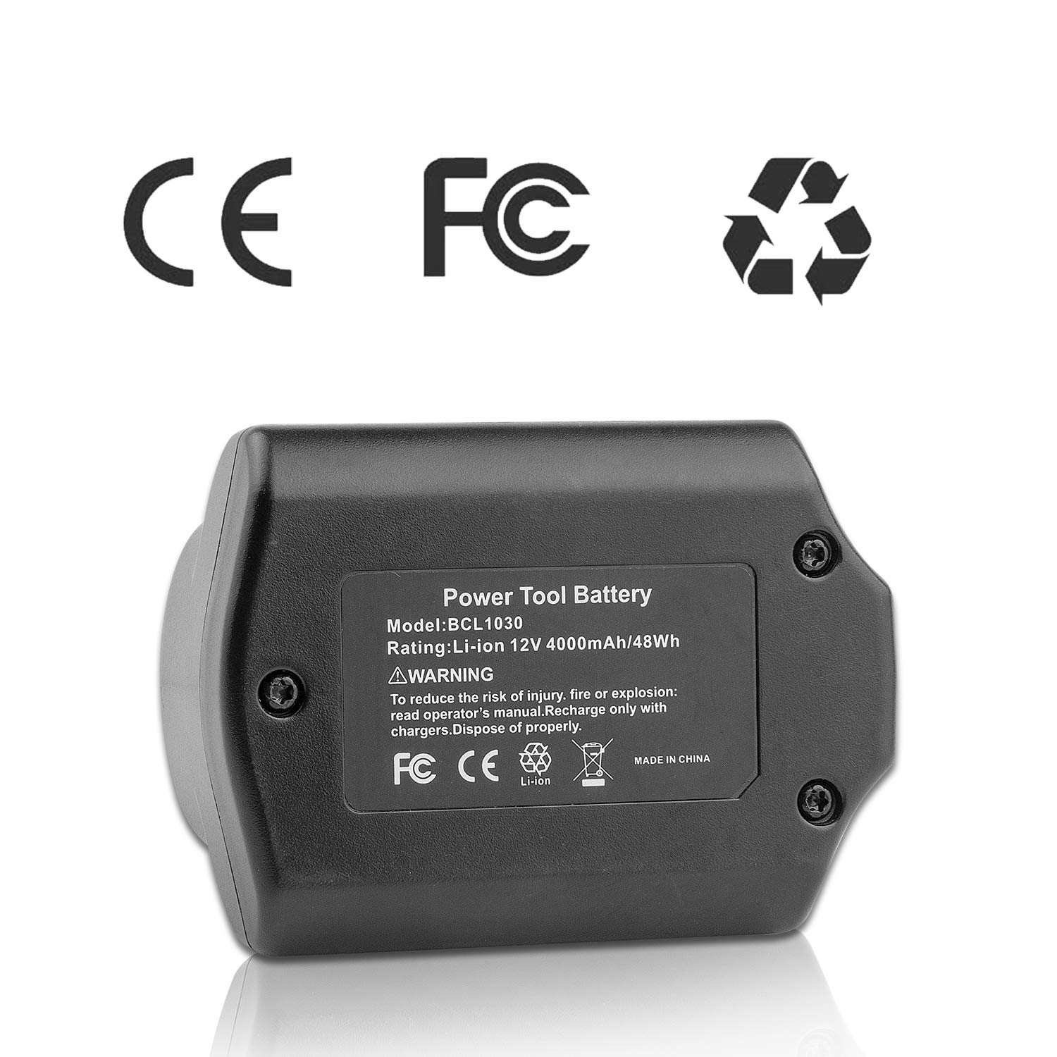 ASUNCELL 12V 4000mAh BCL1030 Sostituzione della batteria di ricambio per Hitachi 329369 329370 329371 329389 331065 B20543 BCL1015 BCL1030 BCL1030M BCL1030A Batteria per utensili elettrici senza fili