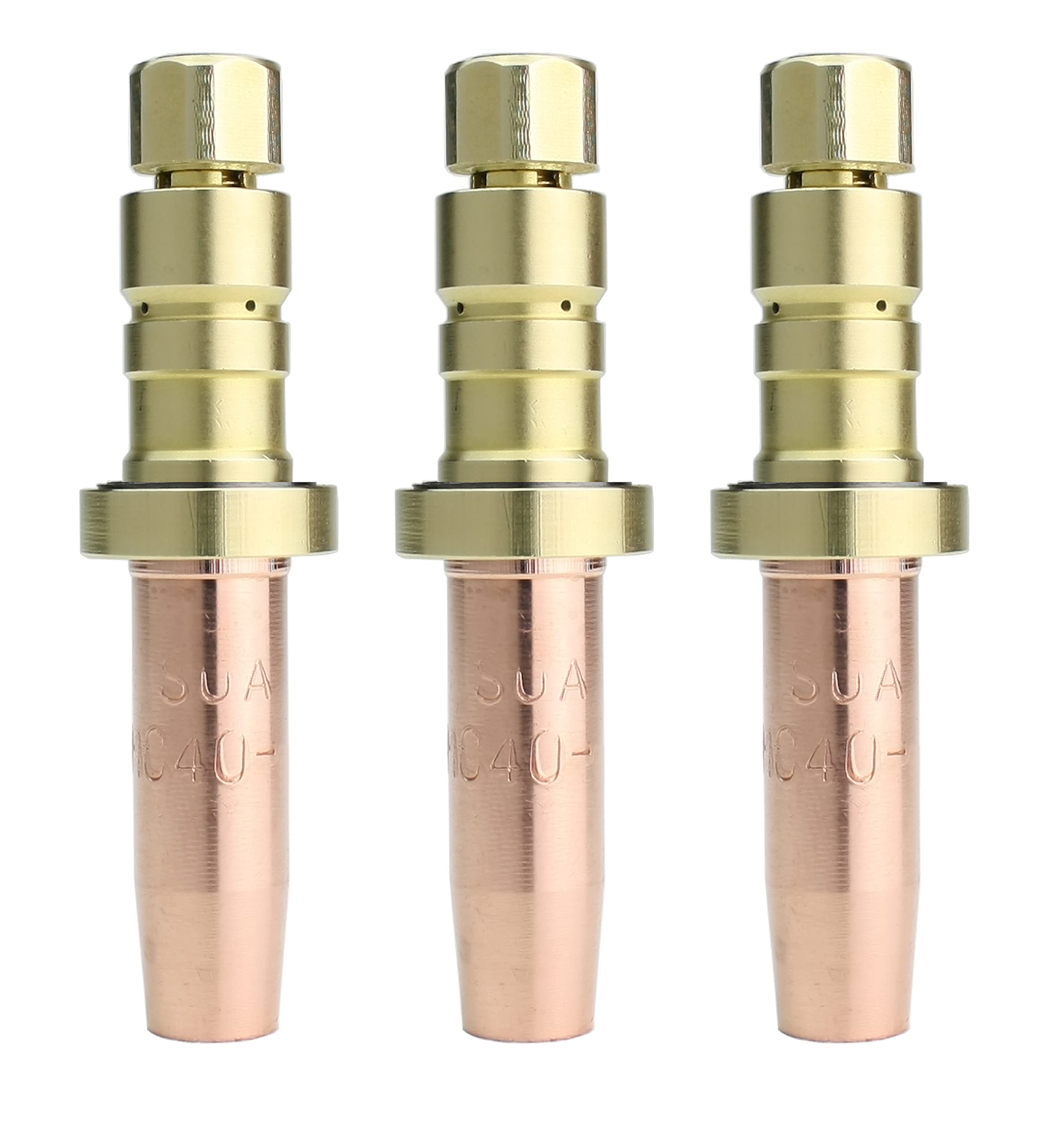SÜA® - (3 PACK) Propane Cutting Tip - Replacement for Smith/Miller Medium Duty MC40 Series (Small Tips) - Sizes: 1, 2 & 3
