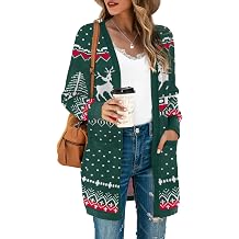 TASAMO Cardigan Sweaters for Women Long Sleeve Open Front Casual Knit Fall Coat Oversized Soft Outwear with Pockets