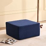 EJC 107 Inches Boneless Couch, Sofa Bed Couch for Living Room with Memory Foam, L Shaped-Right, Corduroy,Camel
