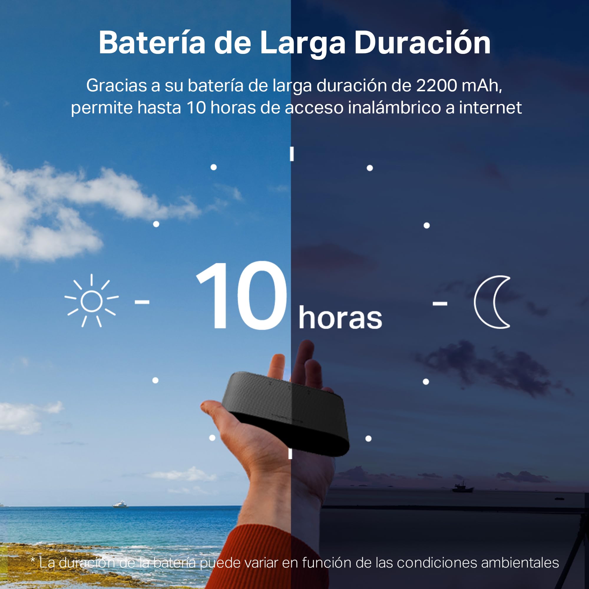 [2024 Neuvo] Mercusys MT110 - Router 4G móvil, 4G Mi-Fi LTE Cat 4 150 Mbps, Batería de 2100 mAh, Conexión hasta 10 Dispositivos, Play y Plug con Tarjeta Nano SIM