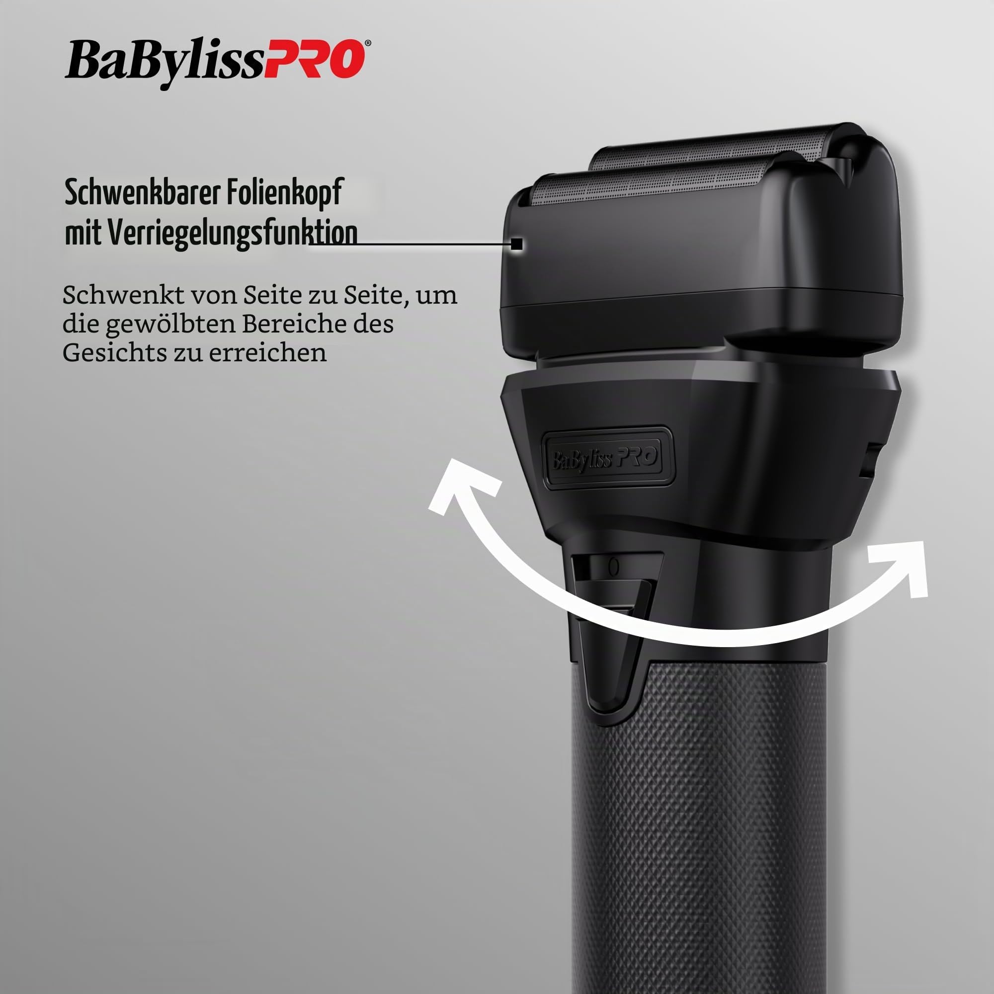 BaBylissPRO FXONE BLACKFX Doppelfolien-Rasierer aus Metall