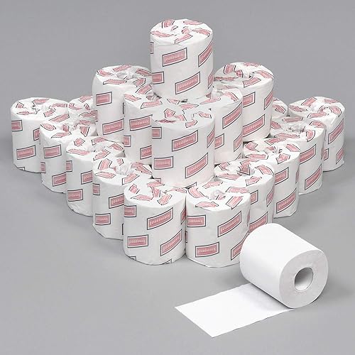 Boardwalk 6150 Papel higiénico de dos capas, blanco, 4 12 x 3 34 hojas, 500 hojasrollo, 96 rollosunidad