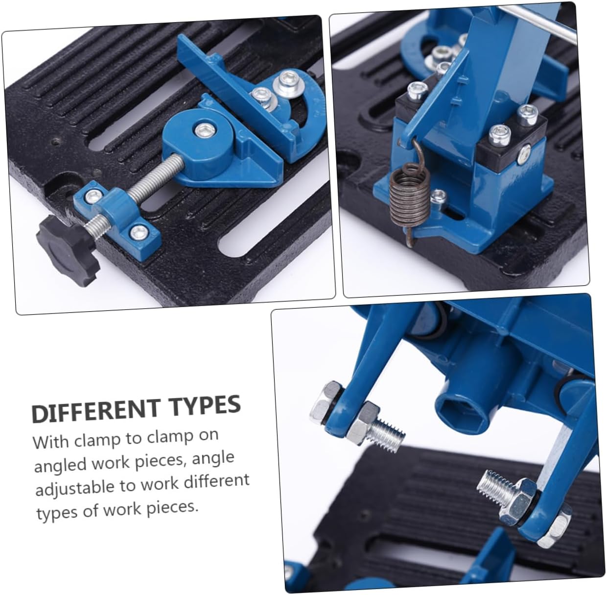Mikikit Angle Stand Cutting Machine Holder Upgraded Desktop Angle Rack with Locking Knob for Stable Cutting Nonslip Surface and High Strength Lever for Accurate Use