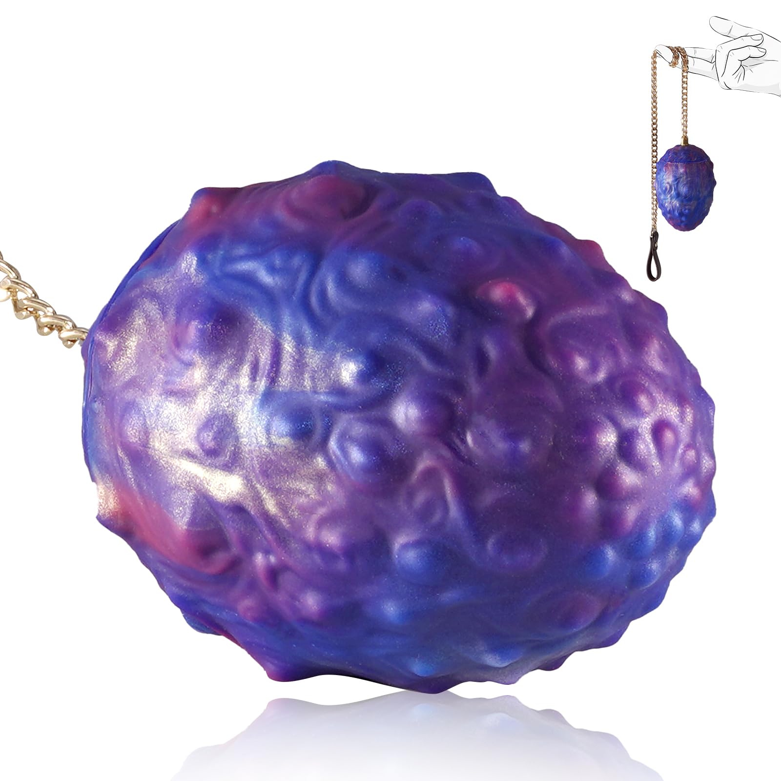 Large Anal Plug Egg Anal Sex Toys with Safe Chain