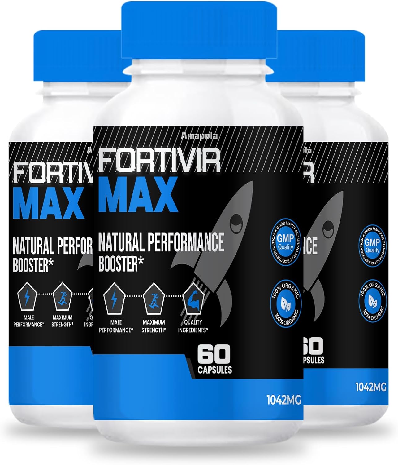 Fortivir Max - Fortivir Max Pill Formula (3 Pack, 180 Capsules)