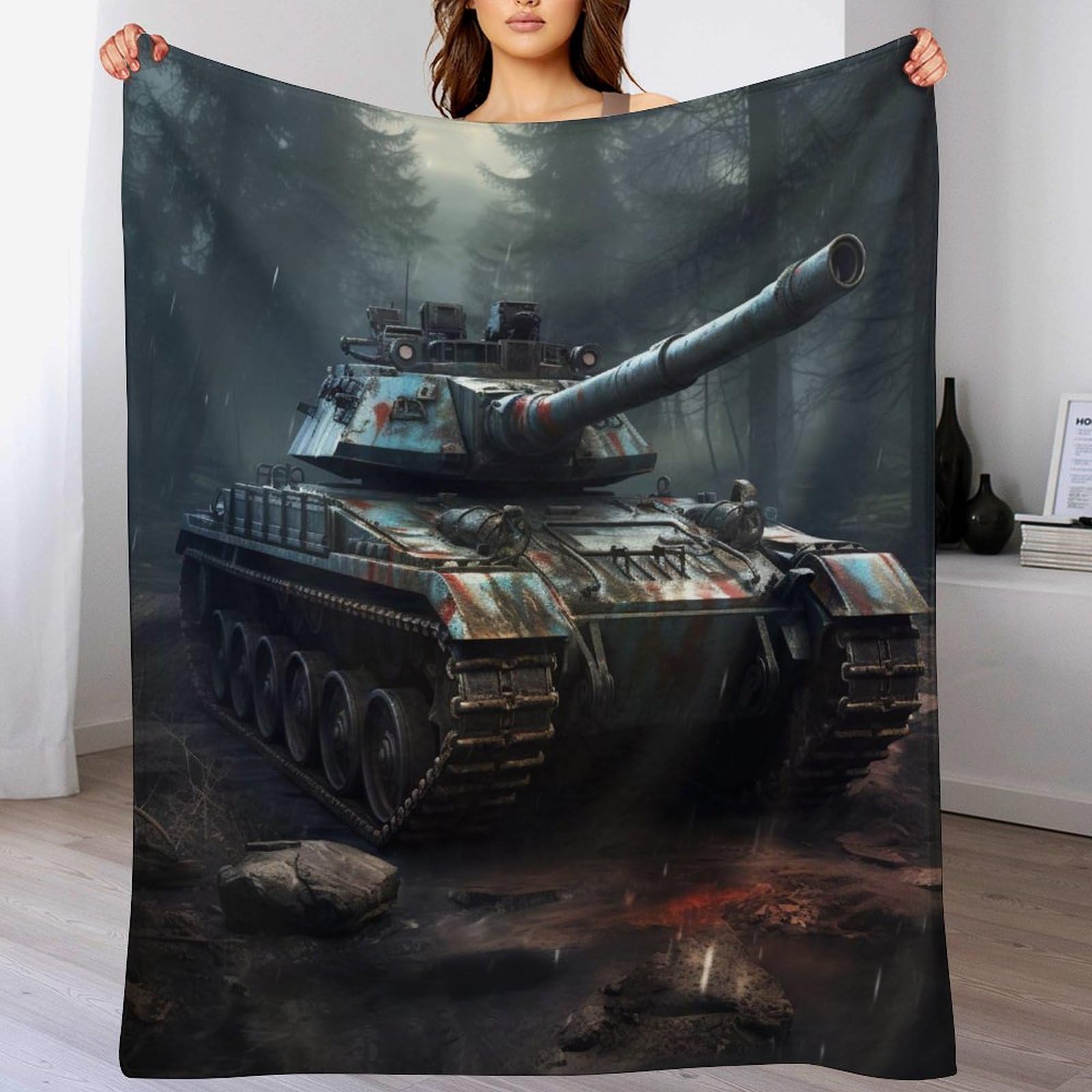 Couverture de lit en flannel douce 130x150cm pour canapé