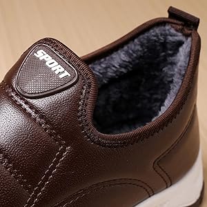 Chaussures Pour Homme Hiver Couple Modèles Hommes Hiver Plus Velours Chaud Moyen Et Personnes âgées Légères Décontractées Confortables Antidérapantes Marche Neige Bottes Chaussures Larges Baskets Pour