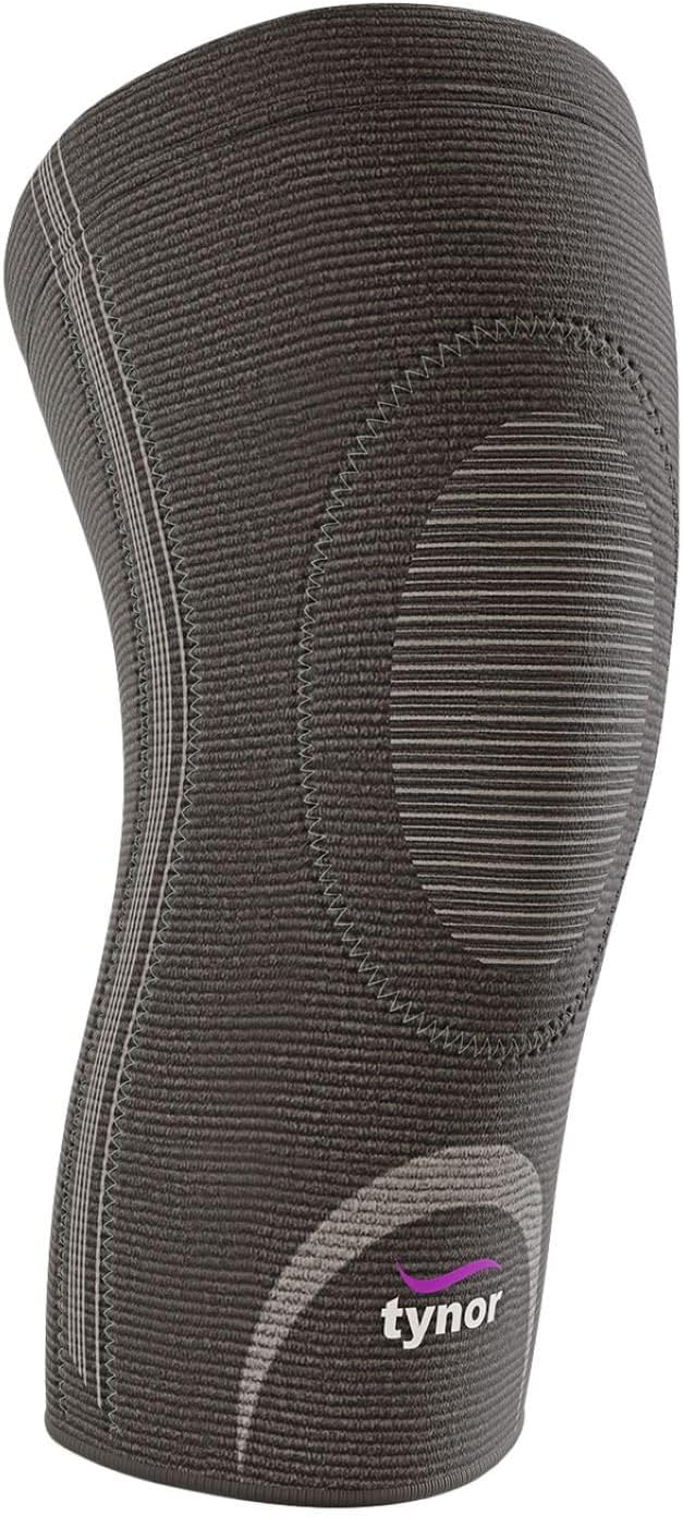 TYNOR Knee Cap with Patellar Ring, Grey & Sky Blue, XL, 1 Unit