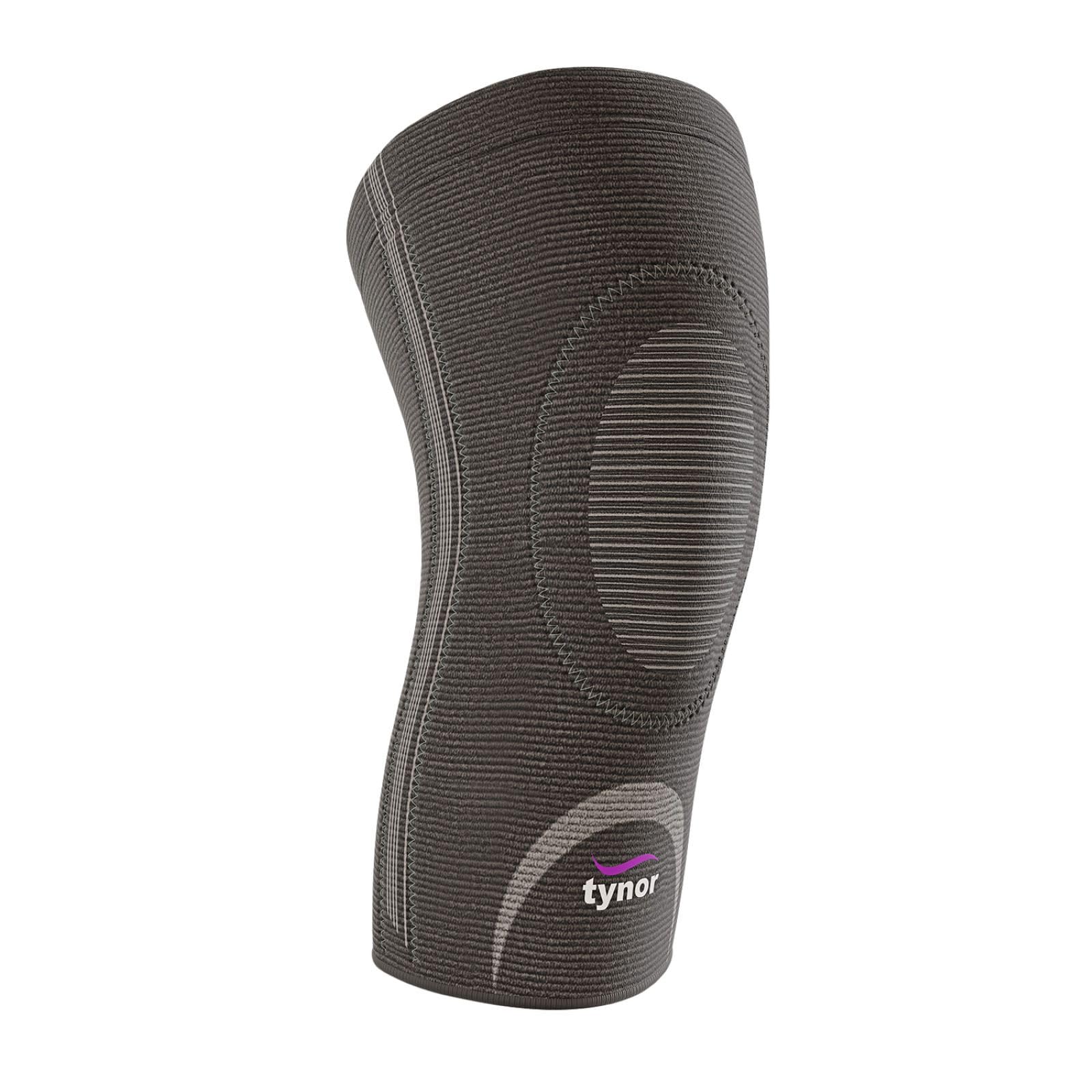 TYNOR Knee Cap with Patellar Ring, Grey & Sky Blue, XL, 1 Unit