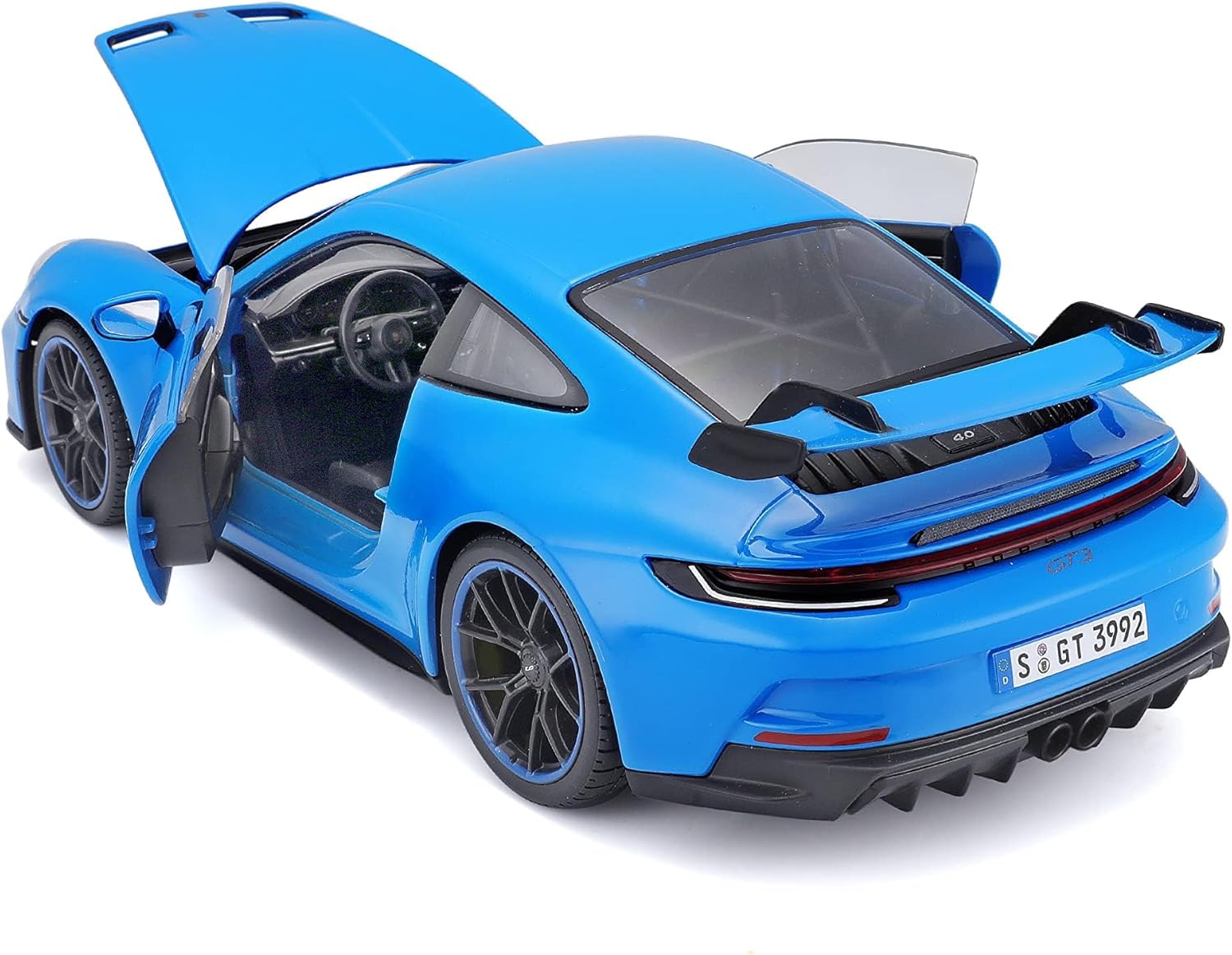 Maisto 2022 Porsche 911 GT3 Super Car - 1:18 Scale - Incredibly Detailed Die-Cast Replica Collectible Car Model, Blue