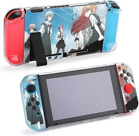 Amazon Co Jp 新世紀エヴァンゲリオン 本体5点セットswitchゲーム機保護ケース スイッチ カバー 分体式 ケース 全面保護 着脱簡単 指紋防止 気泡ゼロ 高感度 ゲーム