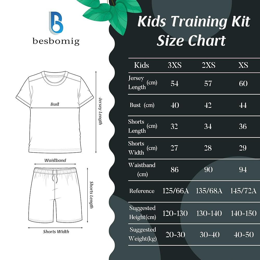 Maglia Da Calcio Bambino Set Completo - Divisa Sportiva Con T-Shirt E Pantaloncini | Poliestere Traspirante
