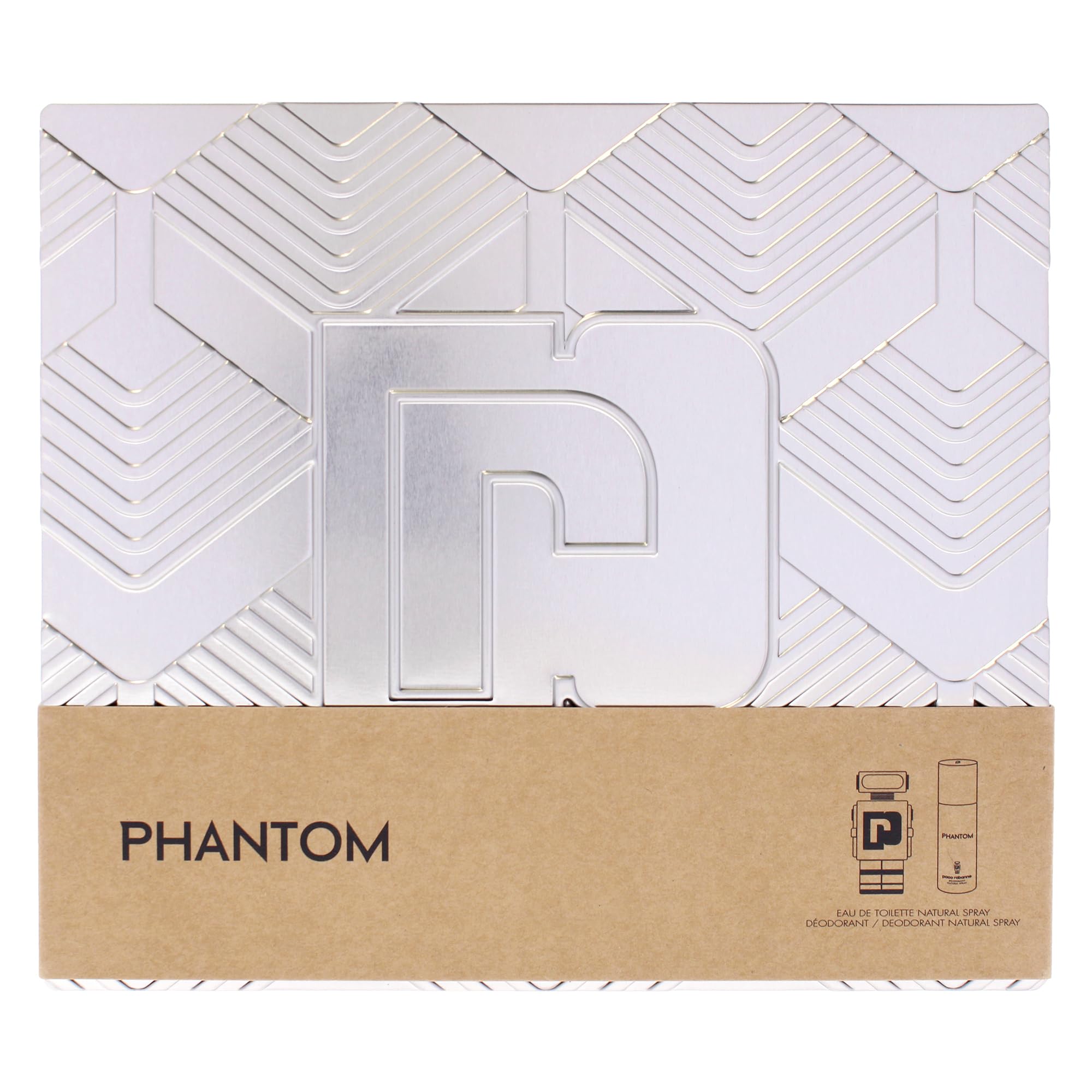 Paco Rabanne Phantom Giftset: Eau de Toilette Spray 100ml & Deodorant Spray 150ml