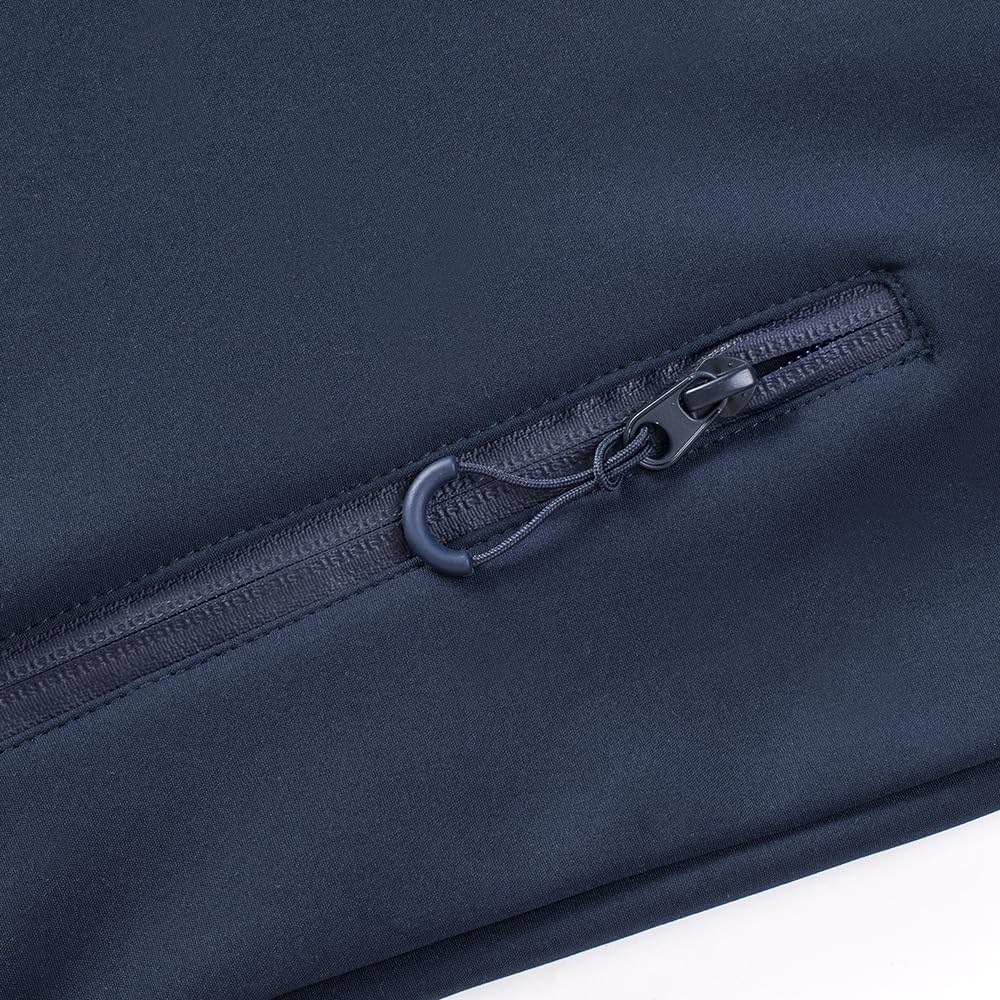 TONY BACKER Giacca Jacket Uomo In Softshell Impermeabile Antivento con Cappuccio Giubbotto Caldo Per Trekking Casual 6860