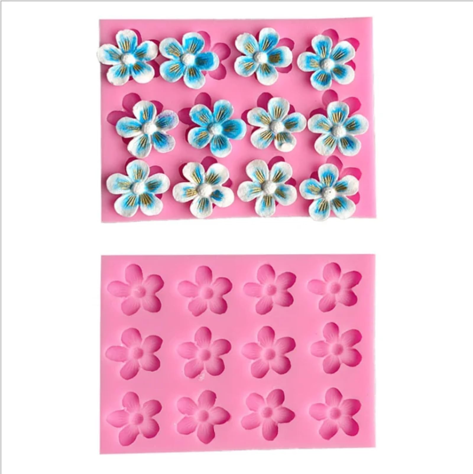Moule en silicone fleur de cerisier pour savon fait main et modelage DIY