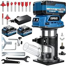 Cordless Router Tool,Wood Router,21V Brushless Compact Palm Router