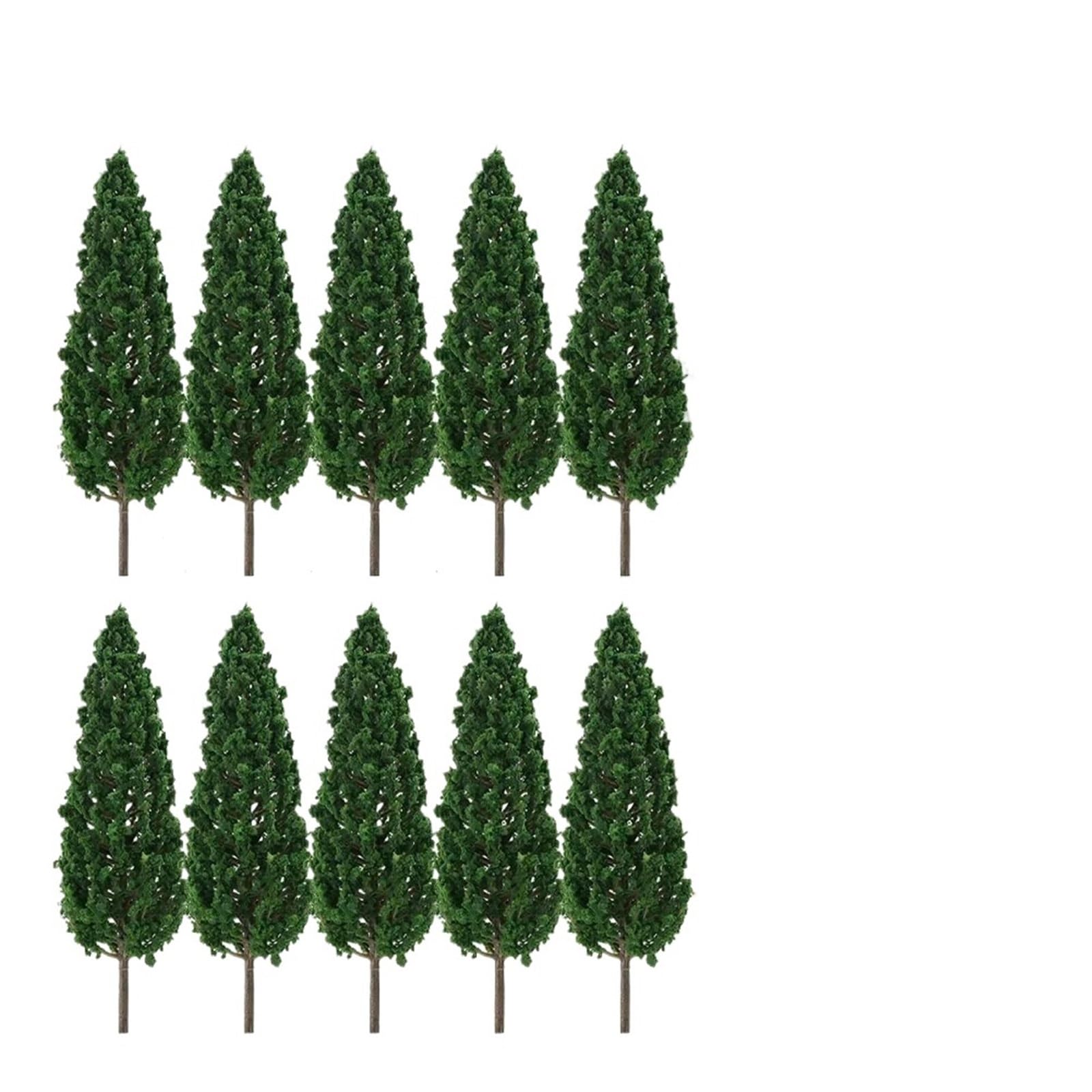 SPPEOUKJ 30-10pcs Model Trees 3D Landscape Artificial Miniature Tree Scenery Decoration Model Willow Trees Layout(20pc 5.8cm)
