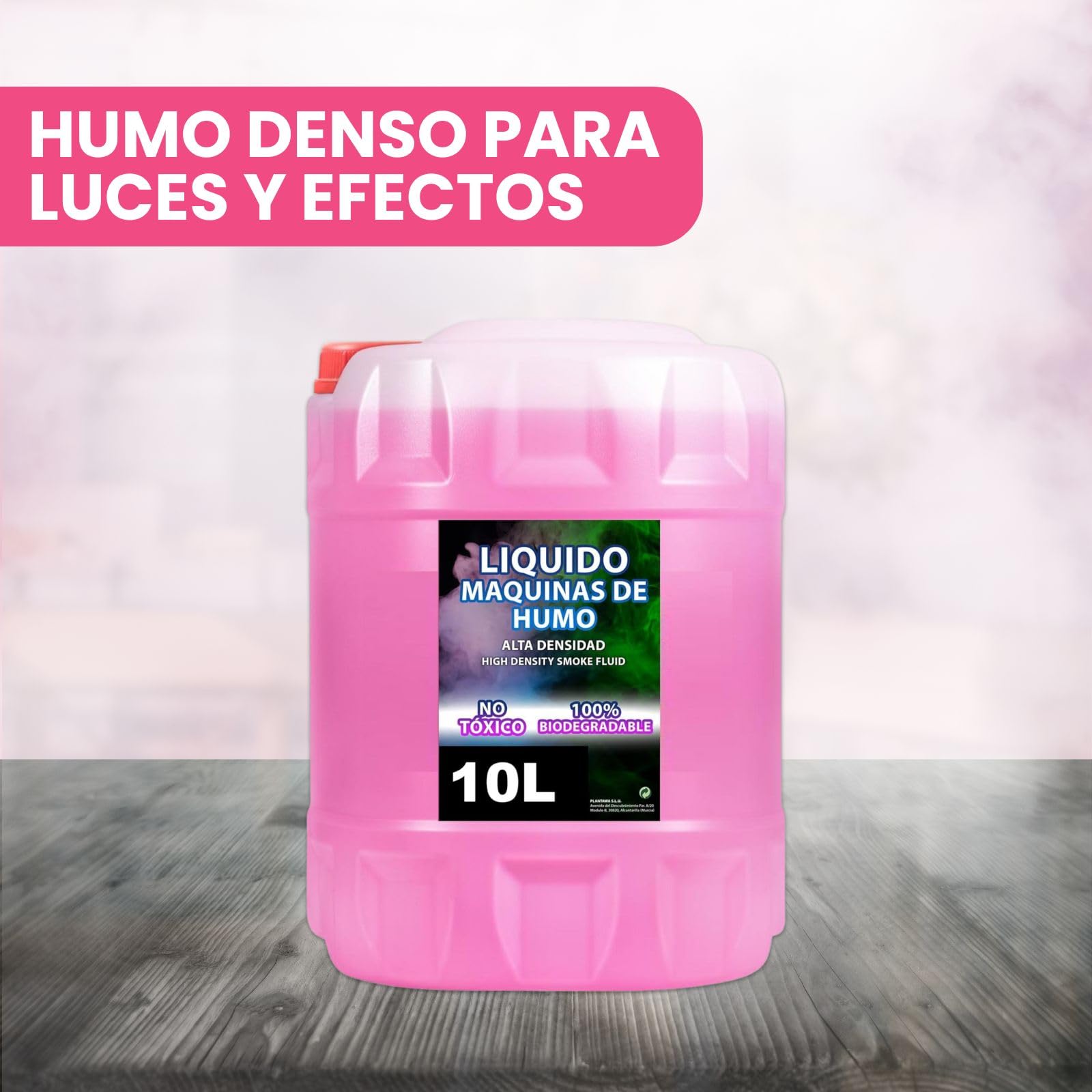 PLANTAWA Liquido Macchina per fumi ad alta densità 10 l | Effetto nebbia denso  e durevole