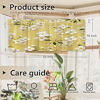 Vista 528 de Cenefas de cocina modernas con patrón de cobre marrón dorado para ventanas, cenefas opacas abstractas de marcas de arañazos y cortinas opacas