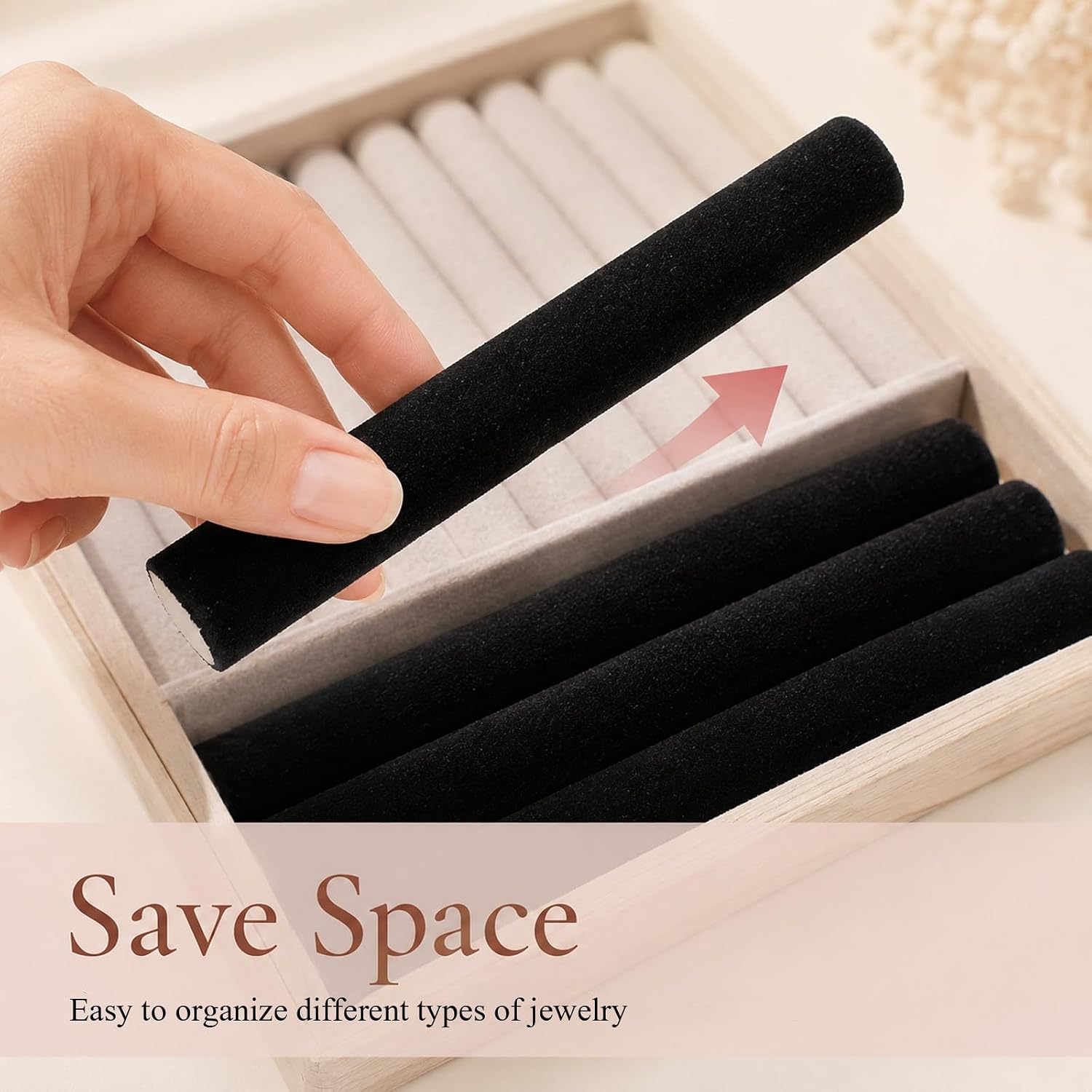 8 PCS Jewelry Box Ring Holder Inserts Jewelry Box Inserts Cut to Size