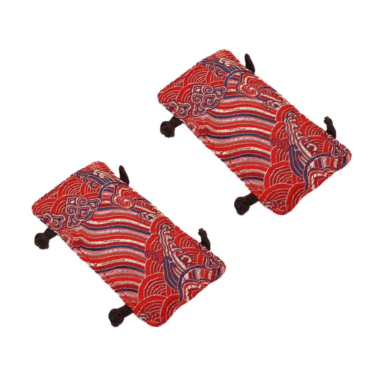 Alipis 2Pcs Scald Teapot Handle Cover Heat Insulated Sleeve for Handling Cloth Material for Home Tea Use Keeps Your Hands Cool