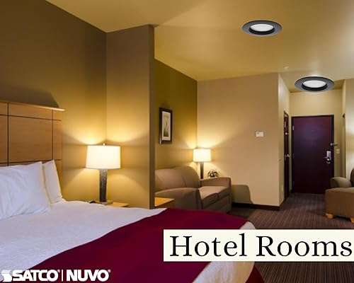 Miniatura 3 de Satco Paquete de 4 luces LED seleccionables a color, número de pieza S11835, 9 vatios; 5 pulgadas - 6 pulgadas; Cct seleccionable; 120 voltios;