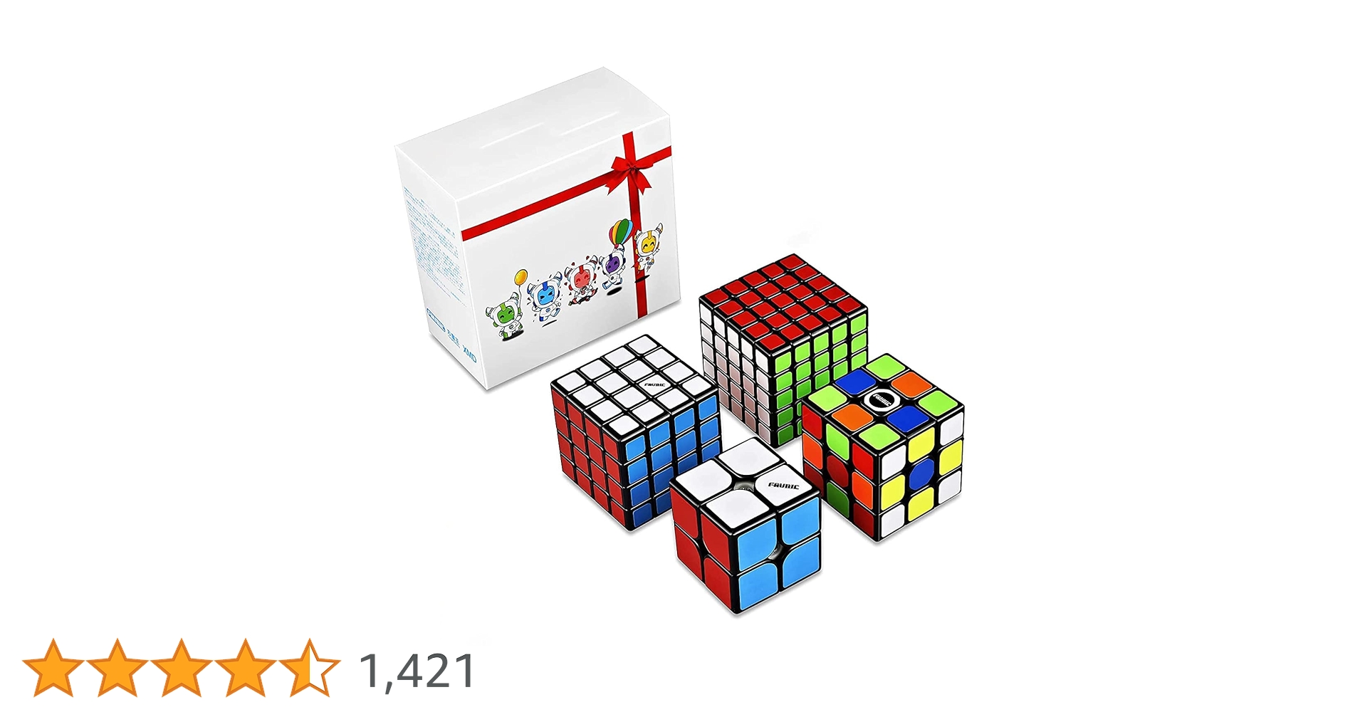 Amazon.co.jp: マジックキューブセット4個 魔方 競技専用キューブ 2x2