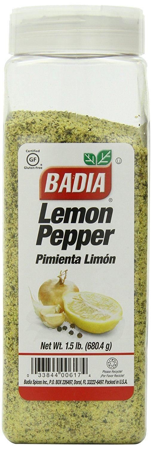 Badia - Pimienta de limón (680,4 g, 2 unidades)