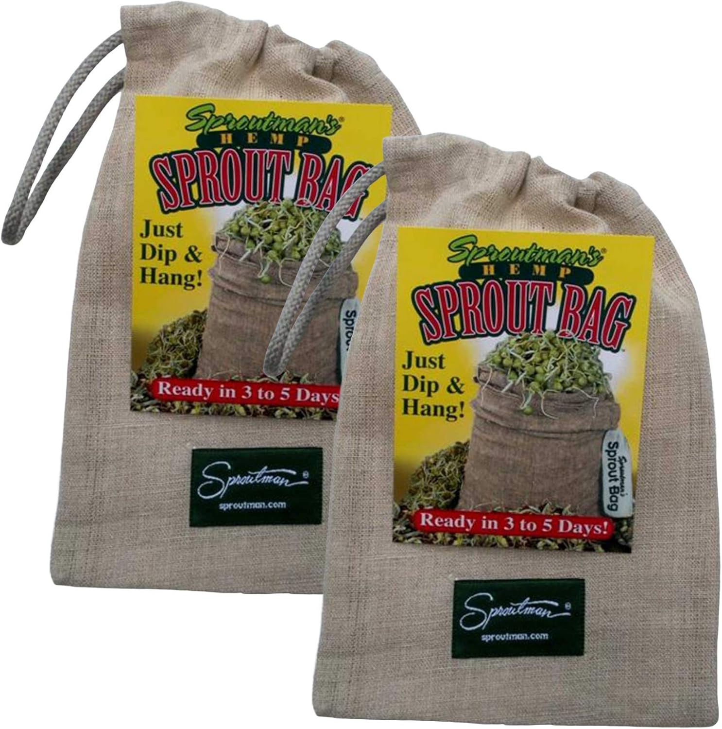 Sproutman Hemp Sprout Bag - 2 Pack