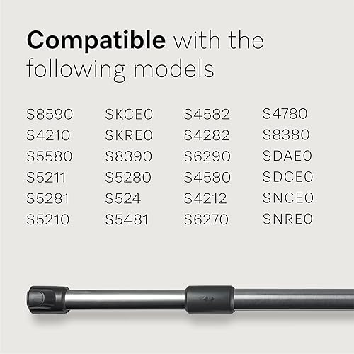 Miniatura 2 de Miele Varita telescópica original HES y conector para aspiradoras Pure Suction Miele Canister