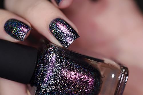 Miniatura 1824 de ILNP Madison Ave Esmalte de uñas holográfico metálico rosa antiguo