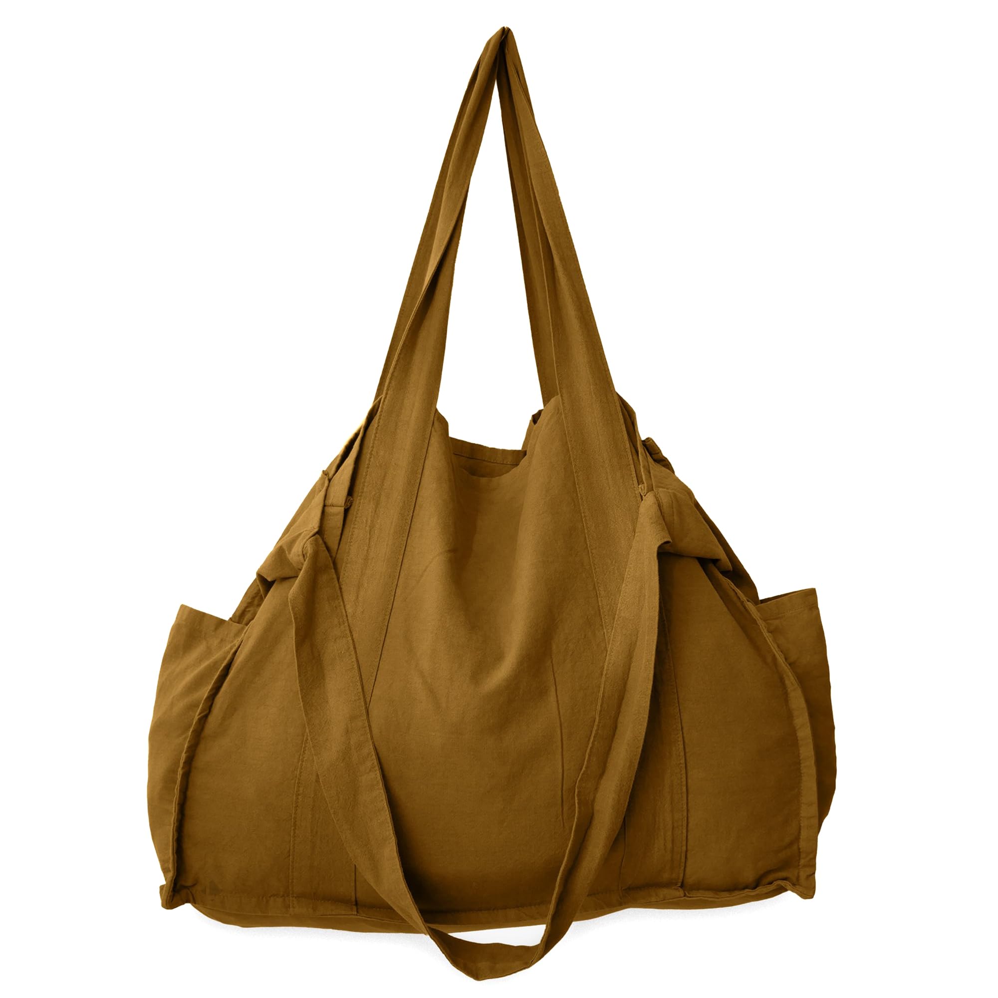 Maxi sac de plage lin et coton lavé résistant 50x40 cm