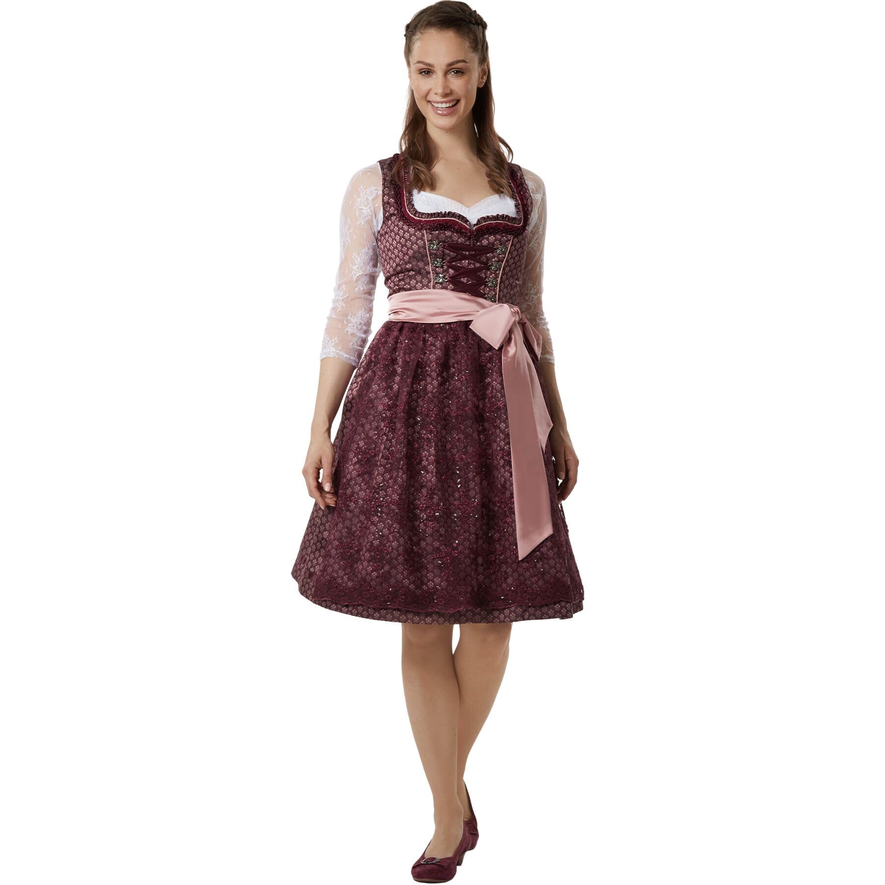 Robe Bavaroise Liah Ajustable : Le Dirndl Idéal pour l'Oktoberfest