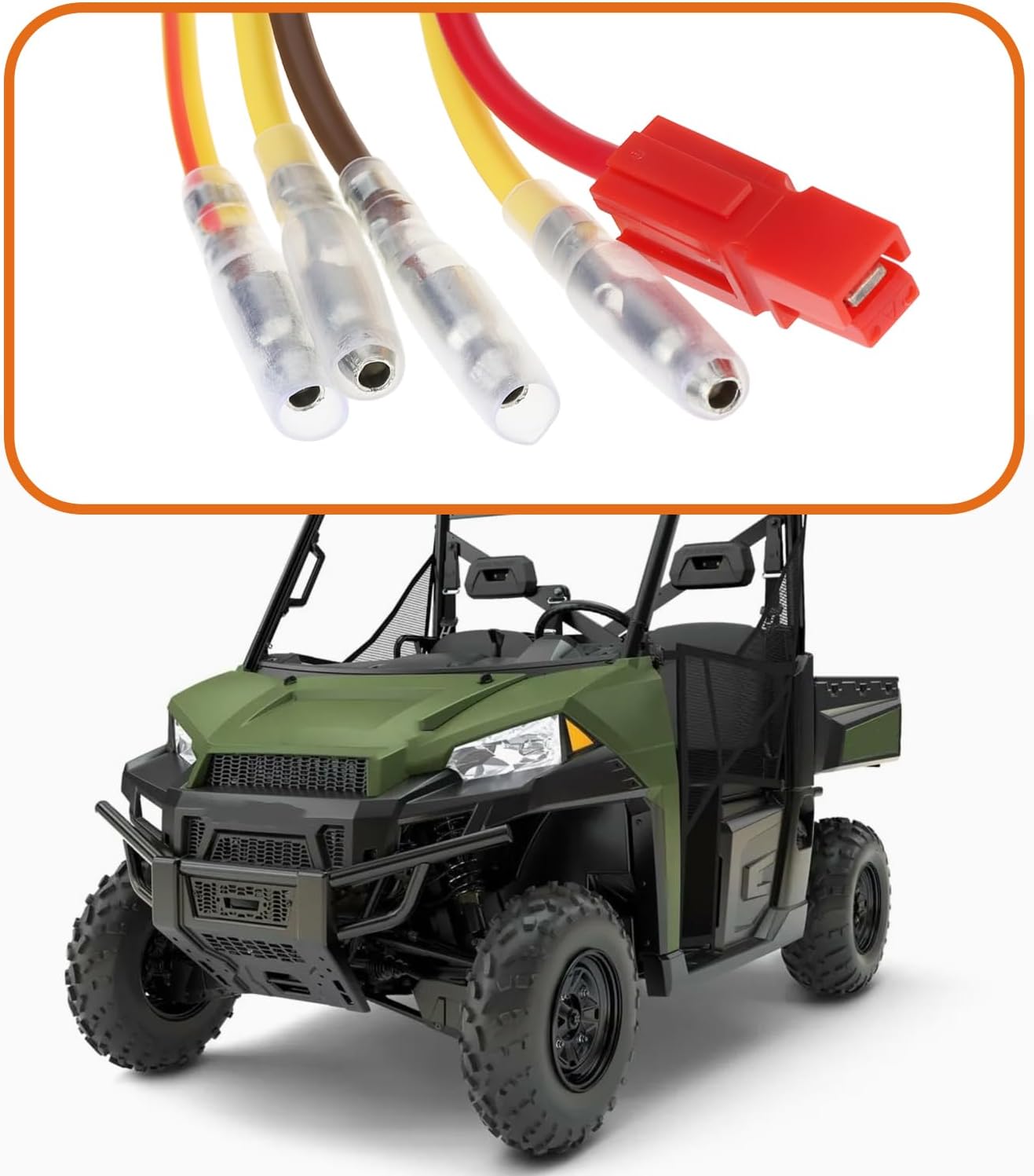 ATV Regulator Rectifier 2204317 Compatible with Polaris Ranger 2X4 425cc 2004/ Ranger 6X6 499cc 2004, 4010929