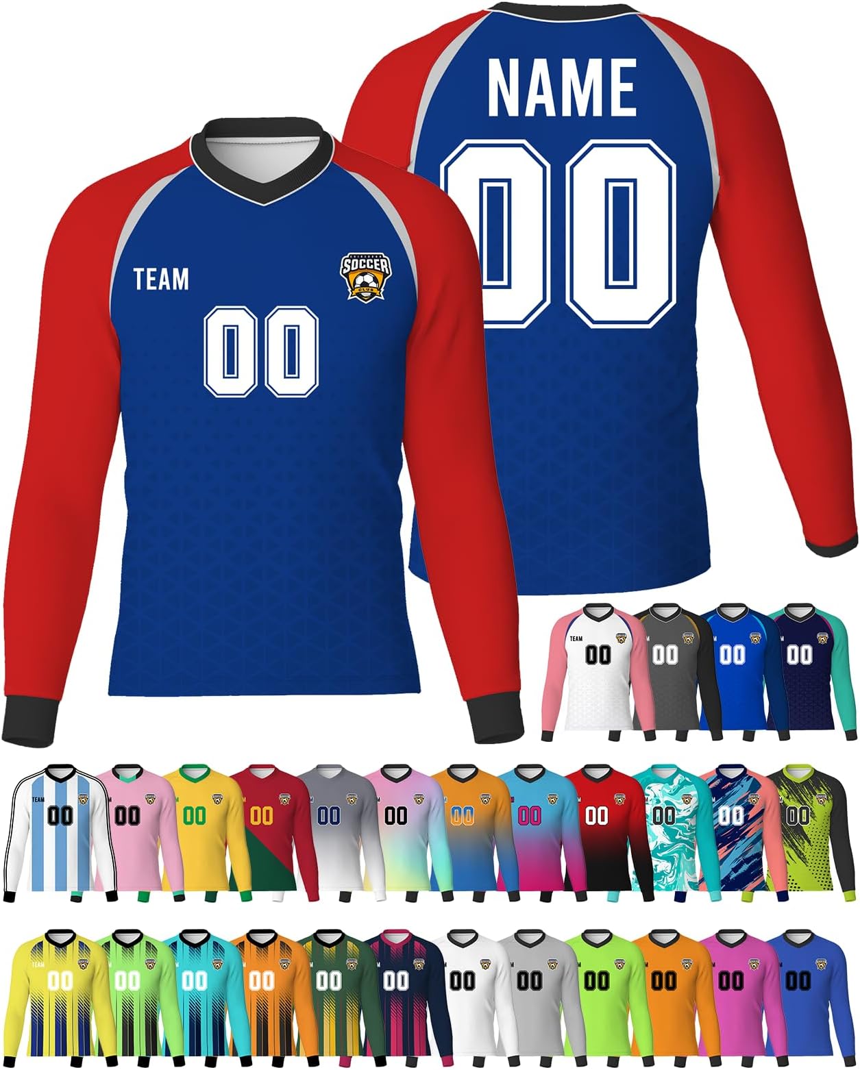 Custom Soccer Jerseys Men Personalized Soccer Shirts with Team Name Number Customized Sport Jersey for Men Youth