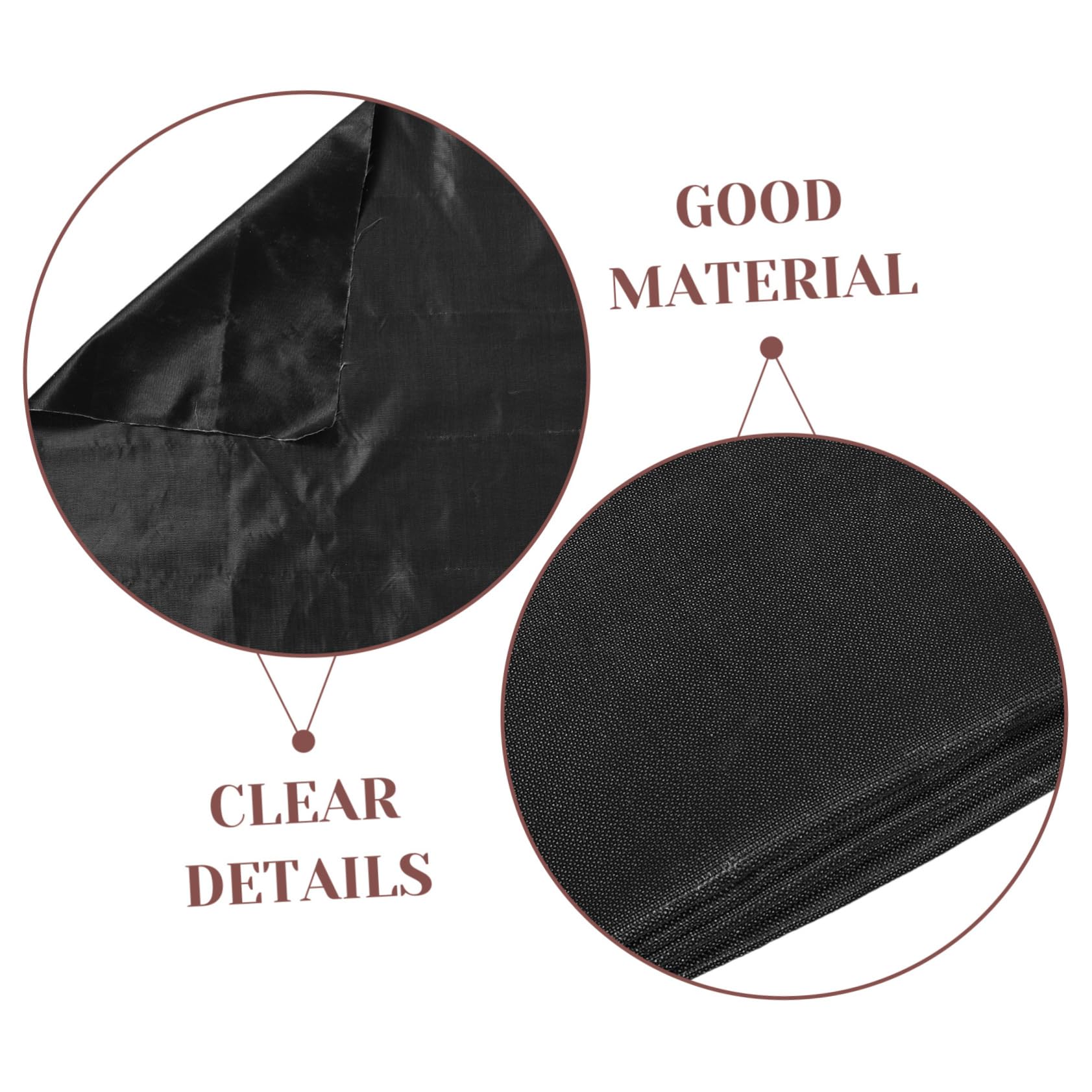 SUPVOX Tapete Ignífugo para Barbacoa De Protector para Terraza y Patio Resistente Al Aceite Calor Tapete Antiadherente para Exteriores para Debajo Parrilla o Fogata