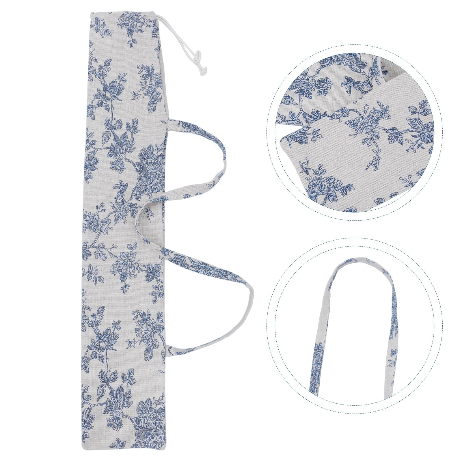 LOGOFUN Umbrella Storage Bag Umbrella Sleeve Folding Umbrella Carry Pouch Flower Pattern Flute Storage Bag for Umbrella Musical Instruments