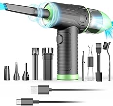 Keyboard Cleaner Compressed Air Duster 600000RPM Air Duster Compressed Air Replace Canned air Rechargeable Electric Air Du...