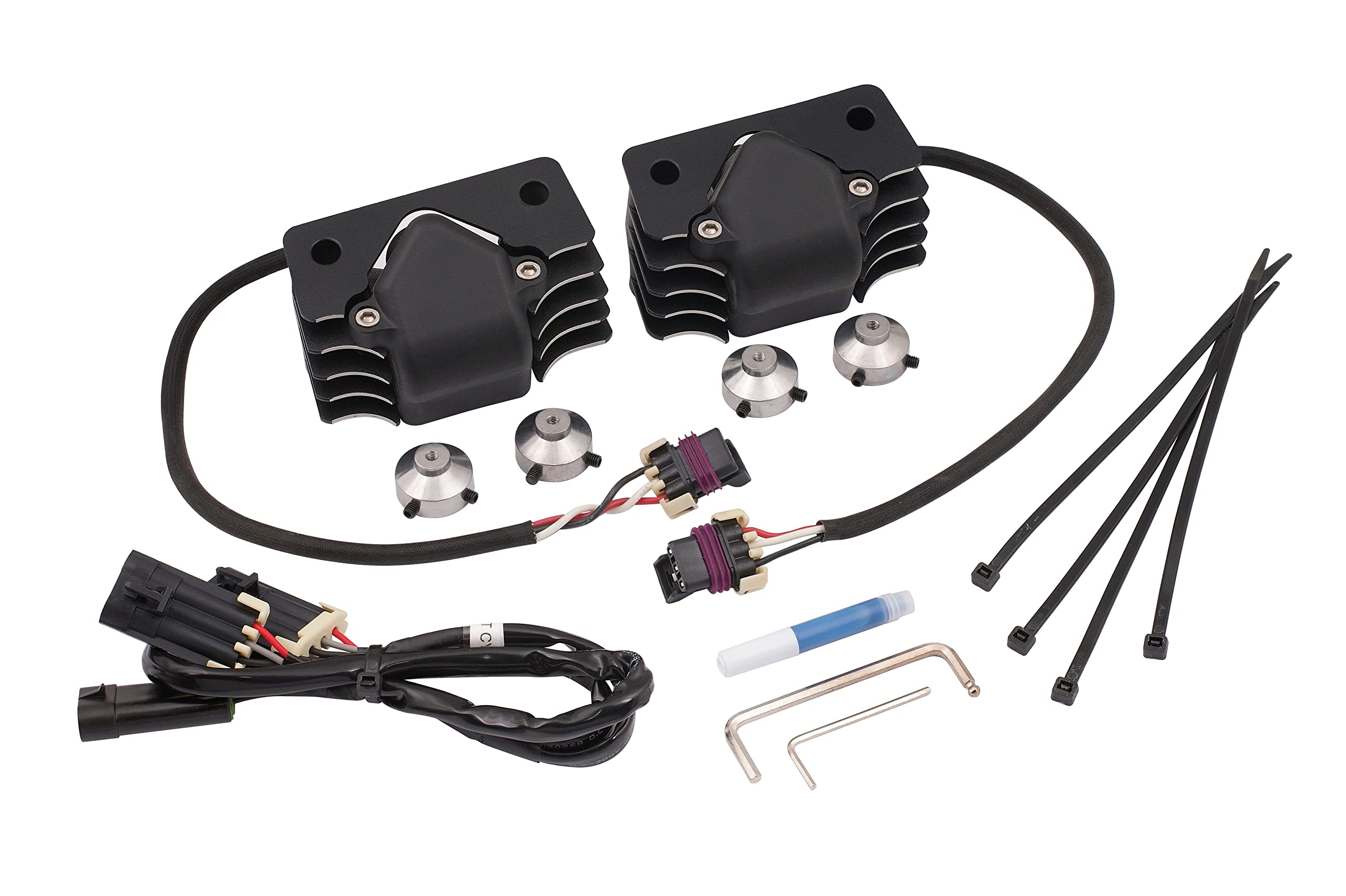 Amazon.com: Accel Stealth SuperCoil Cop Kit Sportster Black 