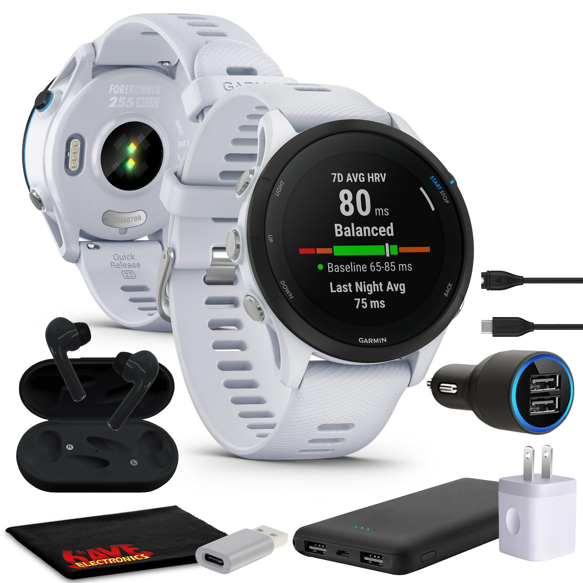 Garmin Forerunner 255 Music GPS Running Smartwatch, Advanced
