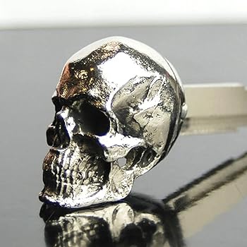 Amazon.co.jp: [Qkbuza] ファニースカルキーチェーン スカル