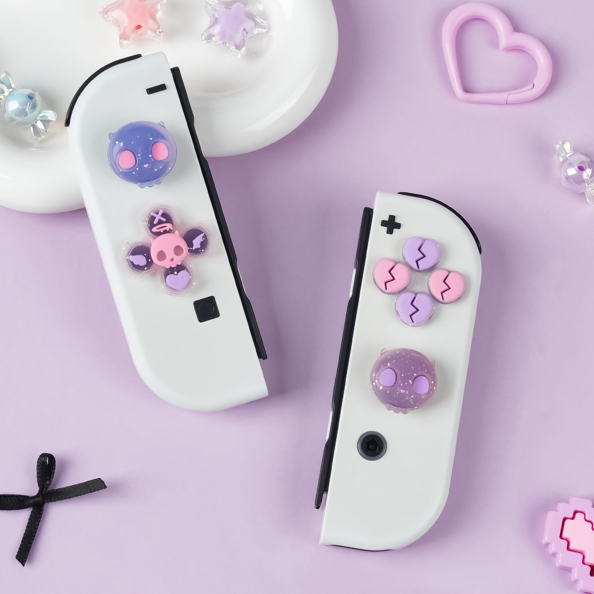 Amazon.com: GeekShare Silicone Cross D-Pad Button Caps Set