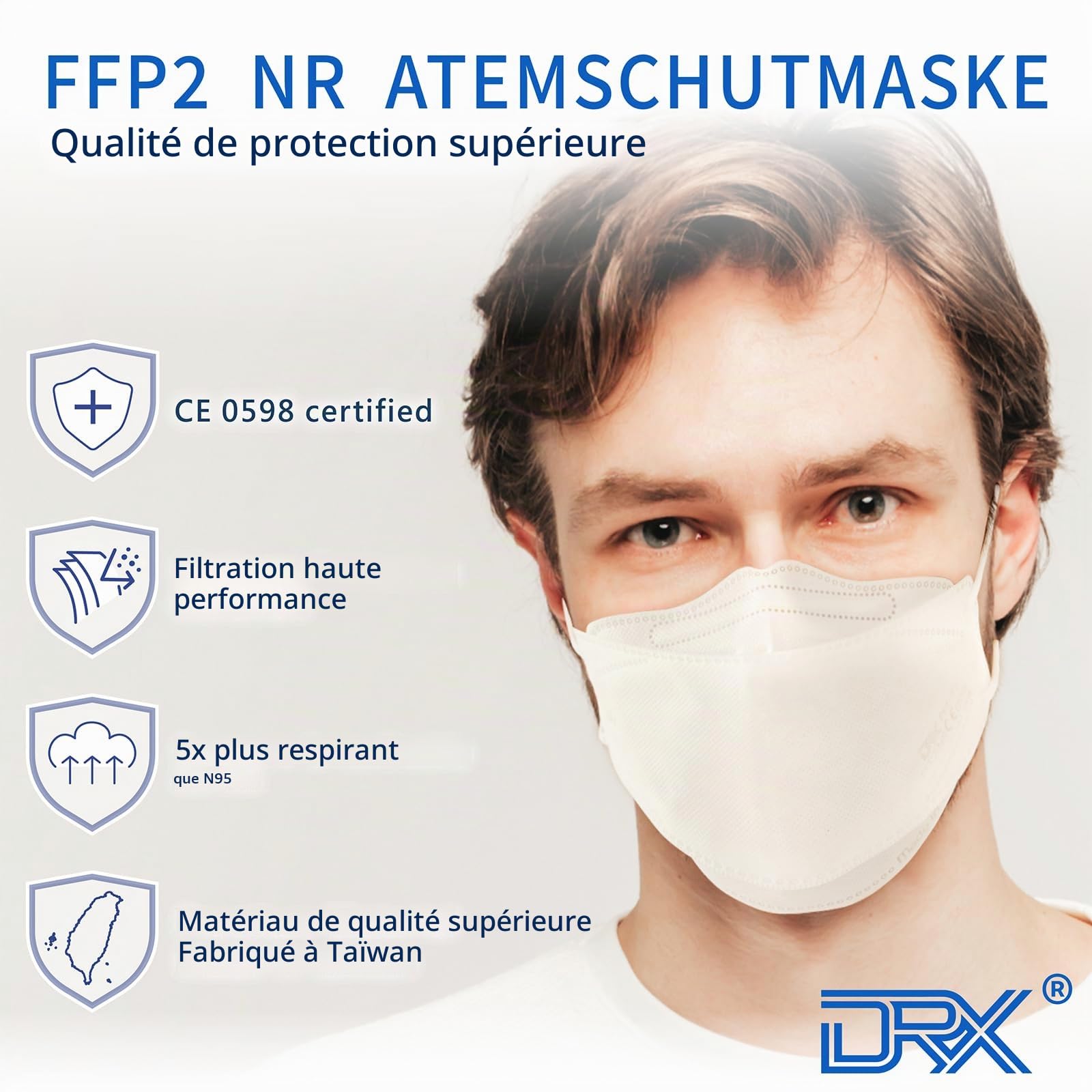 DRX FFP2 Face Mask (L)